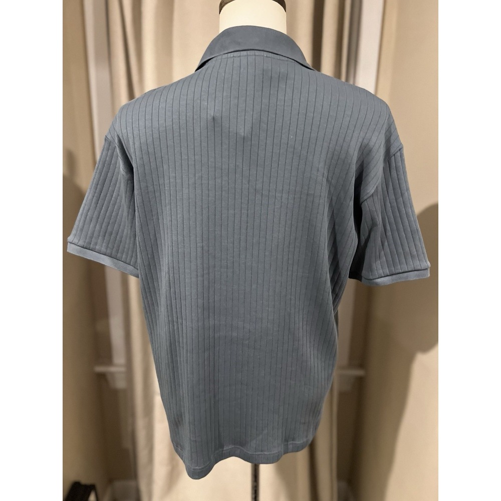 Zara Men's Polo Shirt Gray Large NWT Msrp $49.90 Casual‎ Business Golf - Picture 3 of 9